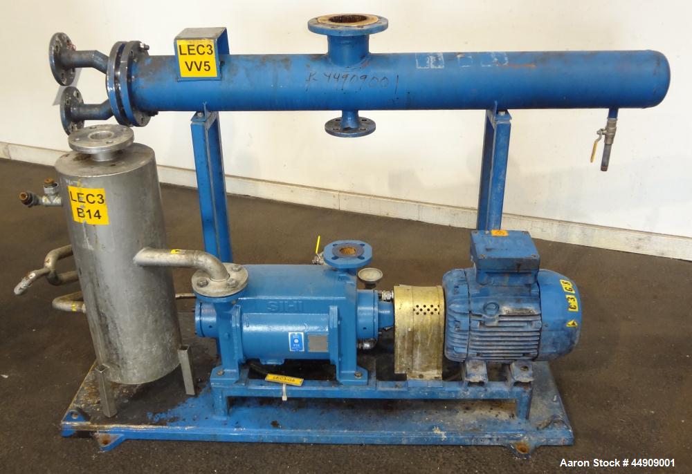 Used Buss SMS Canzler Horizontal Conical Thin Film Evaporator, Model SAKO KH-01