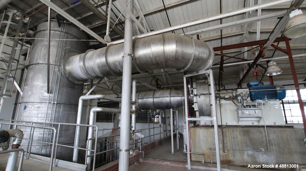 Used Aqua International, Falling Film “Cyclovap Tech” S/S MVR Evaporator.