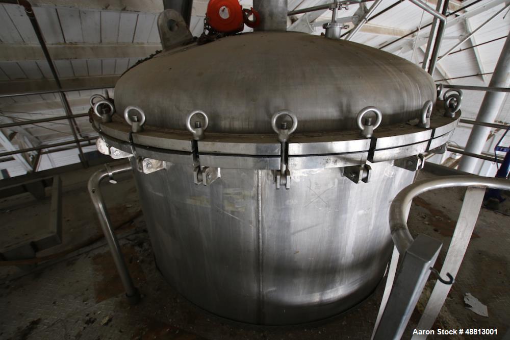 Used Aqua International, Falling Film “Cyclovap Tech” S/S MVR Evaporator.