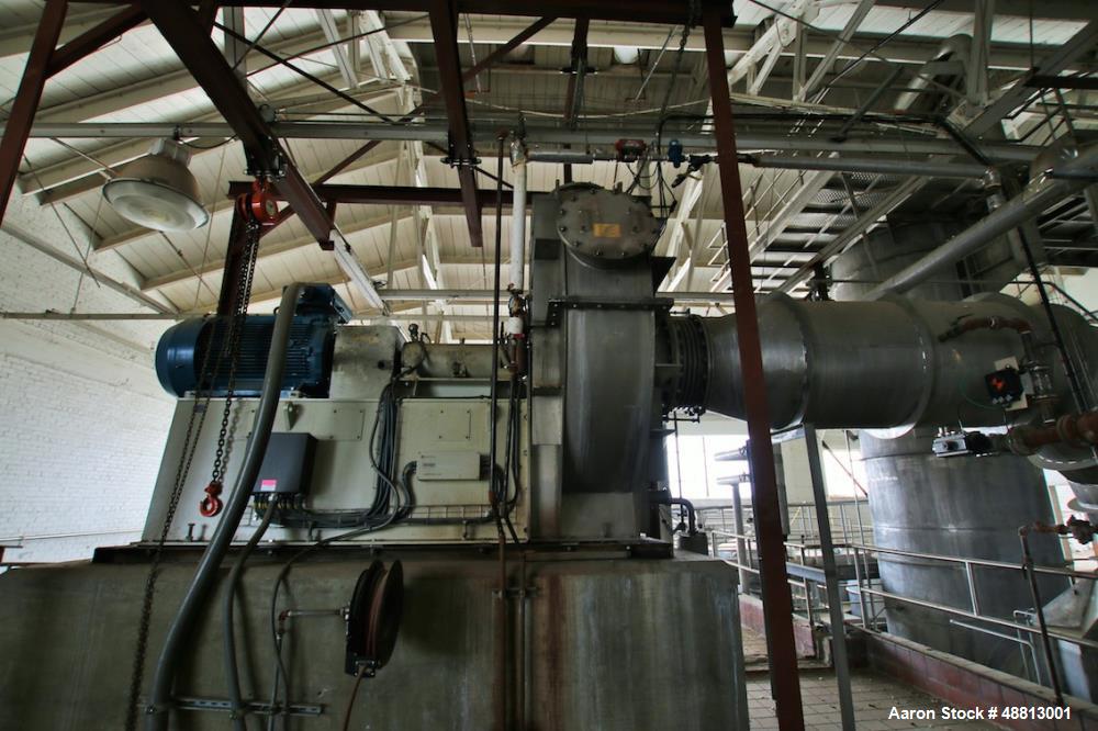 Used Aqua International, Falling Film “Cyclovap Tech” S/S MVR Evaporator.