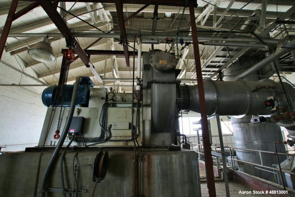 Used- Aqua International, Falling Film “Cyclovap Tech” S/S MVR Evaporator.