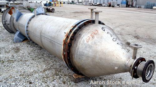 Used GEA Canzler Evaporator, Model 850/12 KOK, 316 Stainless Steel. Approximate 129 square feet (12 square meter) surface area. Approximate 33-1/2" (850mm) diameter x 198"(5029mm) straight side. (3) ...