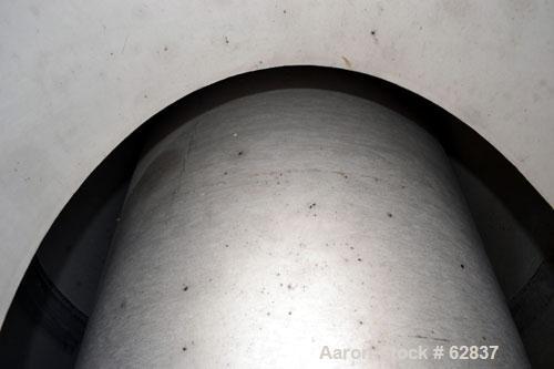 Used GEA Canzler Evaporator, Model 850/12 KOK, 316 Stainless Steel. Approximate 129 square feet (12 square meter) surface area. Approximate 33-1/2" (850mm) diameter x 198"(5029mm) straight side. (3) ...