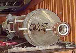 Used GEA Canzler Evaporator, Model 850/12 KOK, 316 Stainless Steel. Approximate 129 square feet (12 square meter) surface area. Approximate 33-1/2" (850mm) diameter x 198"(5029mm) straight side. (3) ...