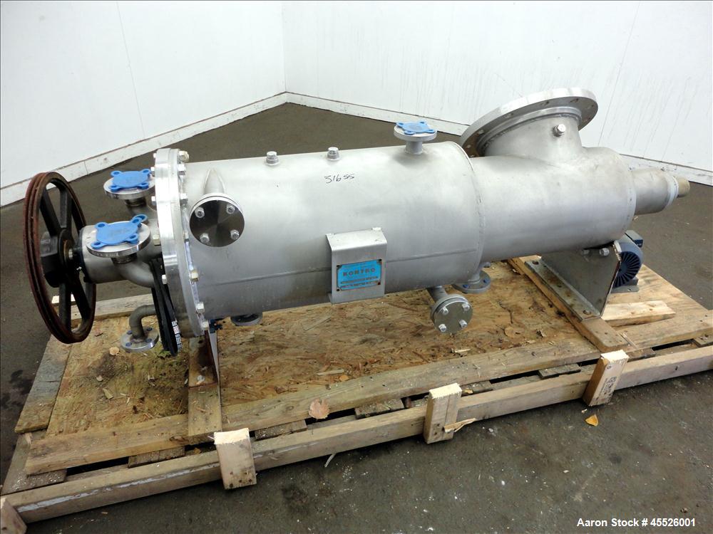Used Kontro Thin Film Evaporator, Model 10
