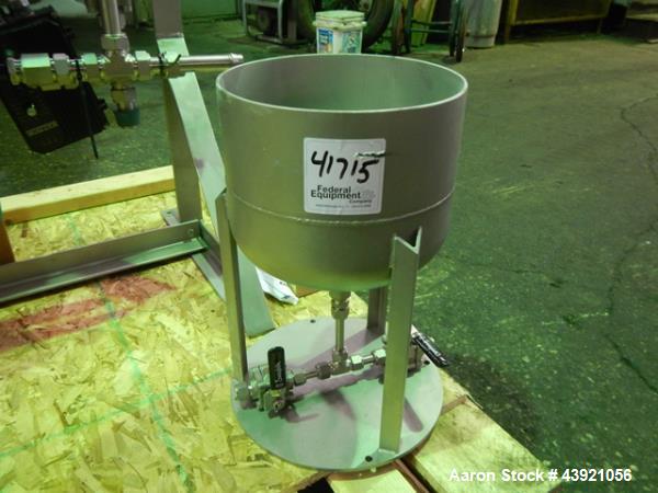 Used LCI LABVAP Horizontal Thin Film Evaporator, 0.25 Square Feet. 316 Stainless steel construction. Internal rated Full Vacuum at 650 degrees F. 1/8" Product inlet, 1" product outlet, 1" vapor outle...