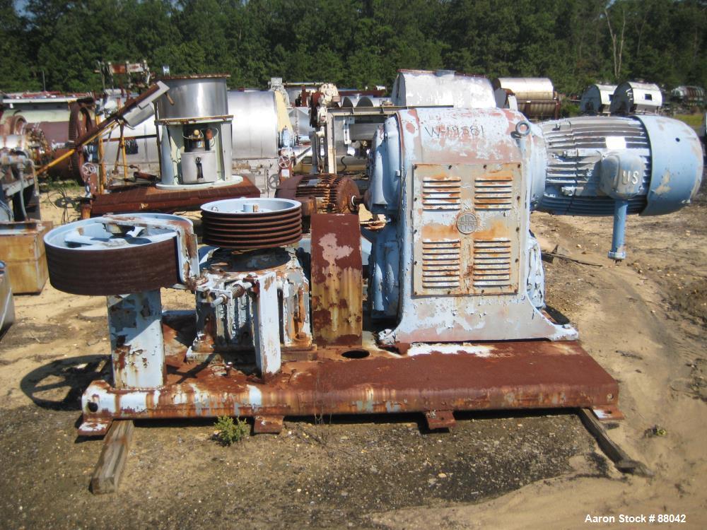 Used Luwa Wipe Film Evaporator, Model L850/6300/HT