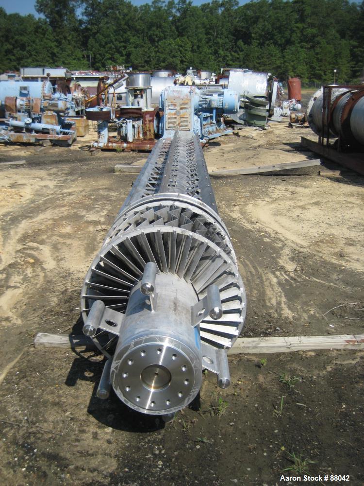 Used Luwa Wipe Film Evaporator, Model L850/6300/HT