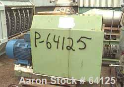 USED: Luwa evaporator, type LB-0350-K78. 316 stainless steel (VA1.457) construction. 16.9" diameter x 110" straight side (320mm dia x 2821mm st side). 35.8 square feet (3.5m2). 171 rpm by an 8 hp/5.3...