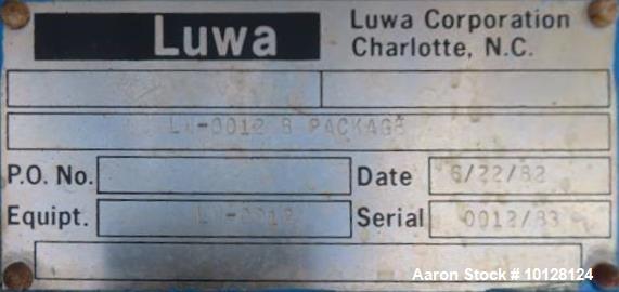 Used Luwa LN-0012 B Vertical Thin Film Evaporator Package | 1.4 Sq. Ft. Wiped Film Evaporator