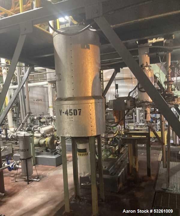 Used Luwa-SMS GmbH 316L Stainless Steel Thin Film Evaporator System – 193.7 Sq. Ft. Heat Transfer Area – Model E-4503