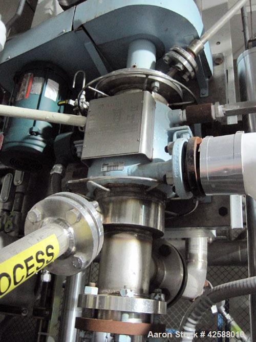 Used Pfaudler Wiped Film Evaporator, Model 1.2-6L-WFE. Includes (1) Pfaudler .5 square foot 316L stainless steel shell and tube heat exchanger. Shell rated 100 psi at 350 deg F, tubes rated 150 psi/f...