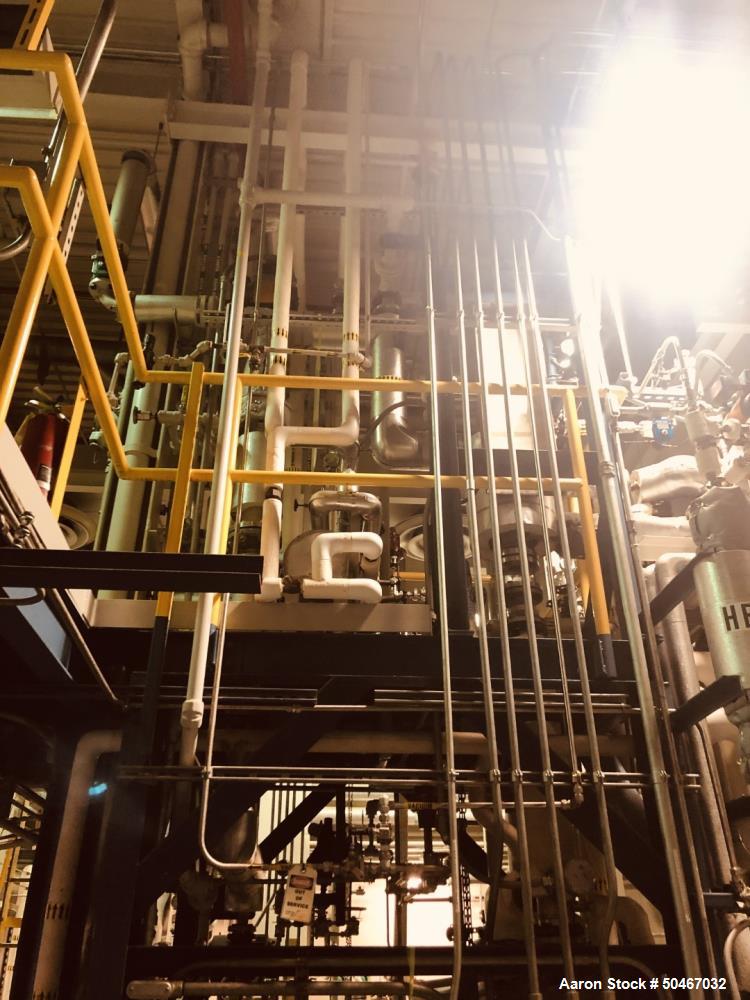 Used Pfaudler 1.2 Square Foot Wiped Film Evaporator System.