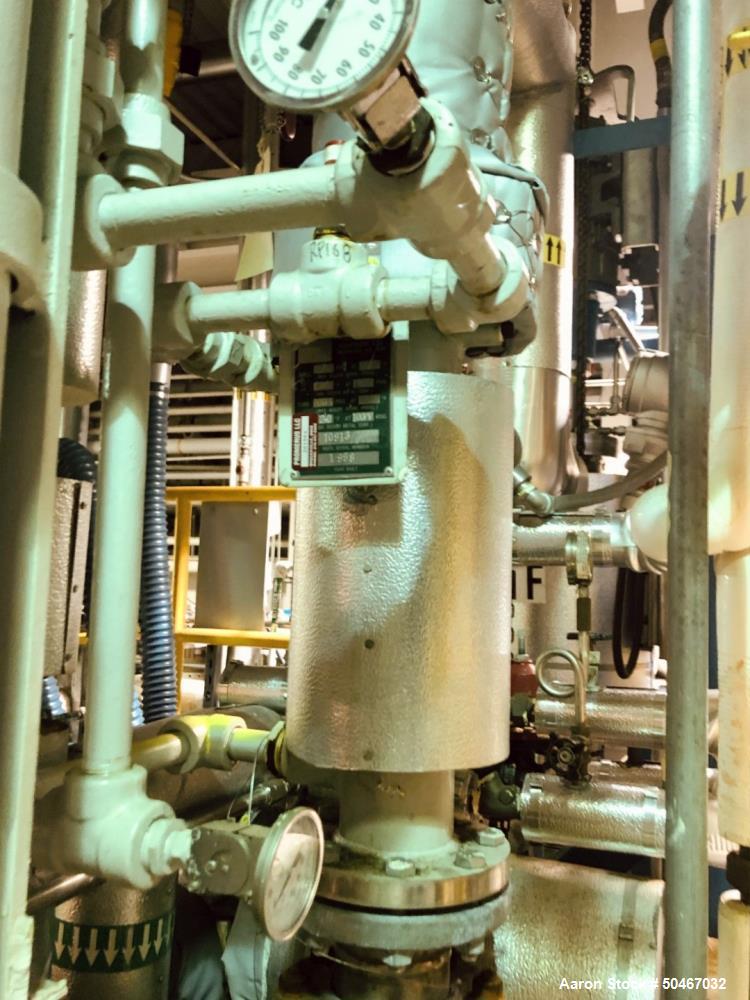 Used Pfaudler 1.2 Square Foot Wiped Film Evaporator System.