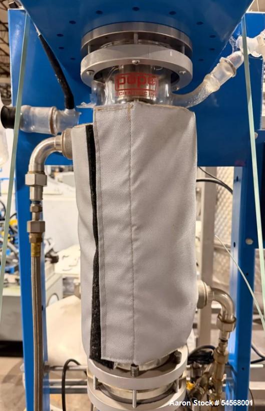 Used Pope Solution Driven Whip Film Evaporator