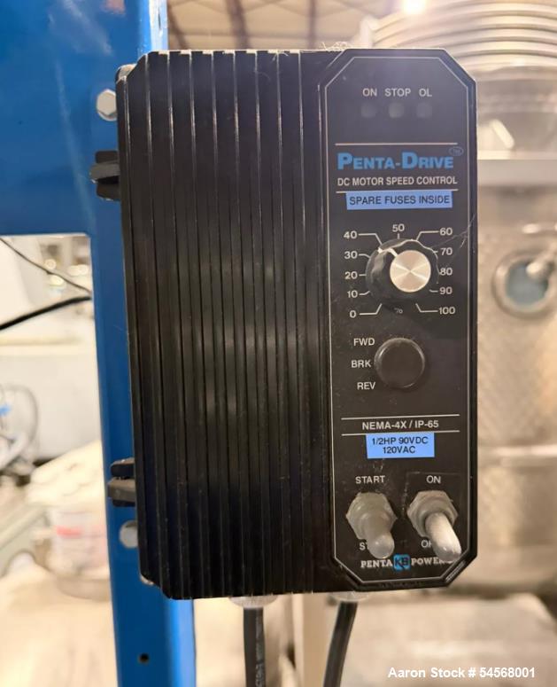 Used Pope Solution Driven Whip Film Evaporator