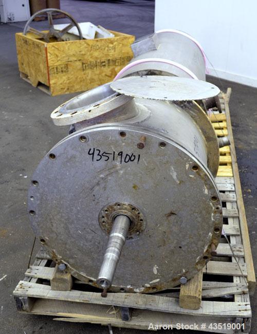 Used Votator Turba-Film Agitated Thin Film Evaporator, Model 18-072, 316L Stainless Steel.  26 Square feet heat transfer area. (1) 18” Diameter x 72” long vertical chamber with a 4 point rotor. Inter...