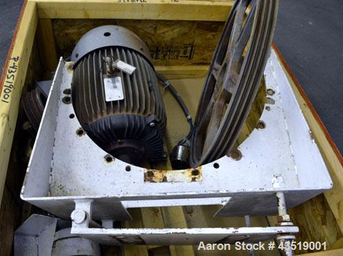 Used Votator Turba-Film Agitated Thin Film Evaporator, Model 18-072, 316L Stainless Steel.  26 Square feet heat transfer area. (1) 18” Diameter x 72” long vertical chamber with a 4 point rotor. Inter...