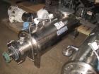 Used Artisan Rotoherm evaporation system, consisting of One 5 sq ft surface area Artisan Rototherm counter-curent evaporator, 316L stainless steel construction, approximately 18