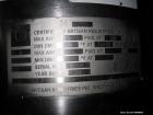 Used Artisan Rotoherm evaporation system, consisting of (1) 5 sq ft surface area Artisan Rototherm counter-curent evaporator, 316L stainless steel construction, approximately 18
