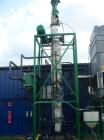 Used Buss-SMS Model LN-0500 Thin Film Evaporator System consisting of 53.8 square foot TFE with product wetted parts of 316L stainless steel. Heating jackets are ASME stamped for 246 psig @ 410 deg F...