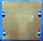 Used Buss SMS Canzler Horizontal Conical Thin Film Evaporator, Model SAKO KH-01