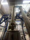 Used BRODR. HETLAND HIFS 6 Pilot Falling Film Vacuum Evaporator – 316L Stainless Steel Protein Processing System