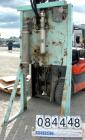 USED: Luwa thin film evaporator, model LN-0012, 316 stainless steel, vertical. 1.4 square feet. 3