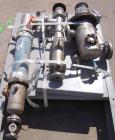 Used Luwa Thin Film Evaporator, model LN-0012, 316 stainless steel, vertical.1.4 square feet.3