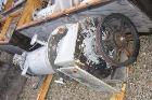 Used LCI Vertical Turbofan Thin Film Evaporator. 11.8 square feet, 316 stainless steel construction. 12