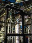 Used Pfaudler Wipe Film Evaporator. Approximately 25 square feet, 316 stainless steel, internal rated 25 psi/full vacuum @ 650 deg F, jacket rated 150 psi @ 650 deg F, 4 gpm, rated capacity 2 mm gall...