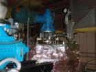 Used Pfaudler Wipe Film Evaporator. Approximately 25 square feet, 316 stainless steel, internal rated 25 psi/full vacuum @ 650 deg F, jacket rated 150 psi @ 650 deg F, 4 gpm, rated capacity 2 mm gall...