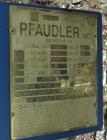 Used Pfaudler Wipe Film Evaporator. Approximately 25 square feet, 316 stainless steel, internal rated 25 psi/full vacuum @ 650 deg F, jacket rated 150 psi @ 650 deg F, 4 gpm, rated capacity 2 mm gall...