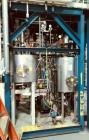Used Pfaudler 1.2 Square Foot Wiped Film Evaporator System.