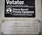 Used Votator Turba-Film Agitated Thin Film Evaporator, Model 18-072. 316L Stainless steel. 26 square feet heat transfer area. (1) 18