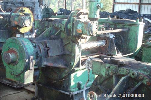 Used Anderson Expeller, 55" Duo. 1.5 to 2 tons of meal and oil per hour, capacity 9879. Manufactured circa 1960. Having a 6" diameter x 55" long tapered expeller press shaft powered by a 75 hp, 1775 ...