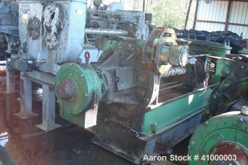 Used Anderson Expeller, 55" Duo. 1.5 to 2 tons of meal and oil per hour, capacity 9879. Manufactured circa 1960. Having a 6" diameter x 55" long tapered expeller press shaft powered by a 75 hp, 1775 ...