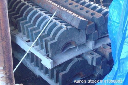 Used Anderson Expeller, 55" Duo. 1.5 to 2 tons of meal and oil per hour, capacity 9879. Manufactured circa 1960. Having a 6" diameter x 55" long tapered expeller press shaft powered by a 75 hp, 1775 ...