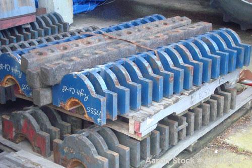 Used Anderson Expeller, 55" Duo. 1.5 to 2 tons of meal and oil per hour, capacity 8831. Manufactured circa 1960. Having a 6" diameter x 55" long tapered expeller press shaft powered by a 75 hp, 1775 ...