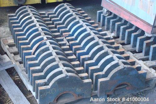 Used Anderson Expeller, 55" Duo. 1.5 to 2 tons of meal and oil per hour, capacity 8831. Manufactured circa 1960. Having a 6" diameter x 55" long tapered expeller press shaft powered by a 75 hp, 1775 ...