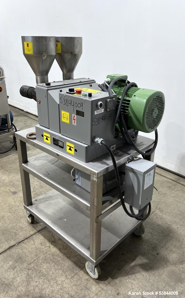 Used Oil Press GmbH & Co Model KK40/F – 40 kg/h Capacity, Dual Hopper