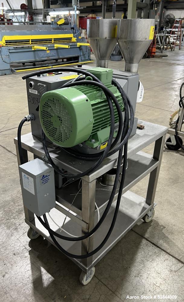 Used Oil Press GmbH & Co Model KK40/F – 40 kg/h Capacity, Dual Hopper