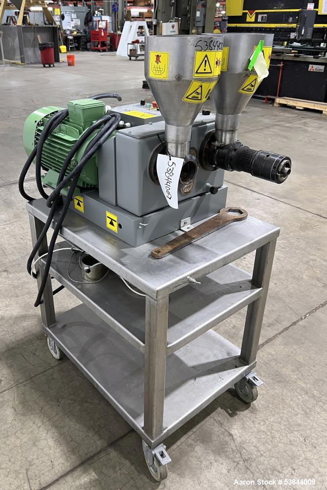 Used Oil Press GmbH & Co Model KK40/F – 40 kg/h Capacity, Dual Hopper