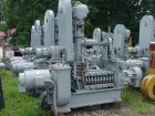 USED: Anderson Duo 33 expeller press. Unit equipped with feeder, short vertical barrels, horizontal barrels, 50 hp drive, 440/3/60. Previously used in a rendering application.