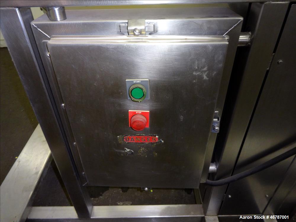 Used Food Grade "Auger-Style" Extruding Machine, 304 Stainless Steel.