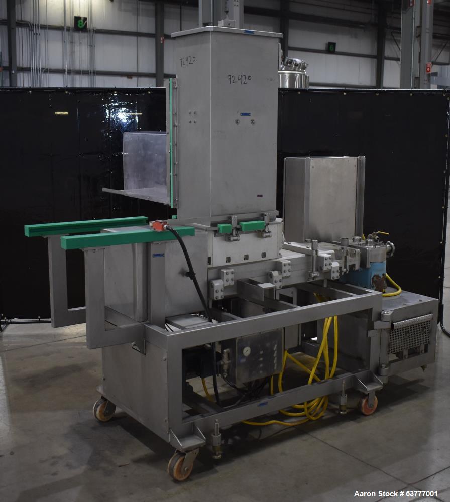 Used Shortening Extrusion System – Block Feed, Waukesha 064 PD Pump – Twin Feed Screws, Allen Bradley VFDs