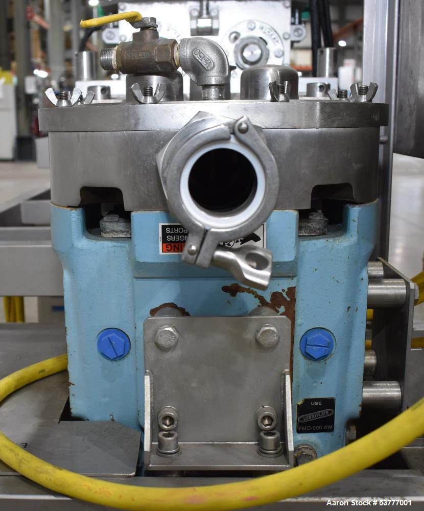 Used Shortening Extrusion System – Block Feed, Waukesha 064 PD Pump – Twin Feed Screws, Allen Bradley VFDs