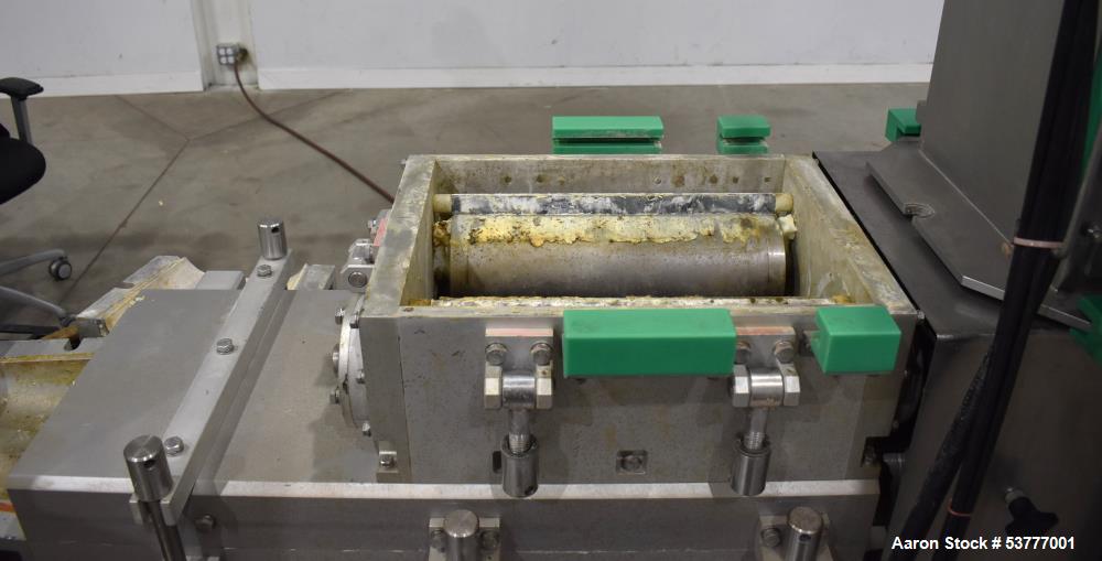 Used Shortening Extrusion System – Block Feed, Waukesha 064 PD Pump – Twin Feed Screws, Allen Bradley VFDs