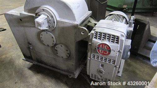 Used Stainless Steel AMK Ram Fed Extruder