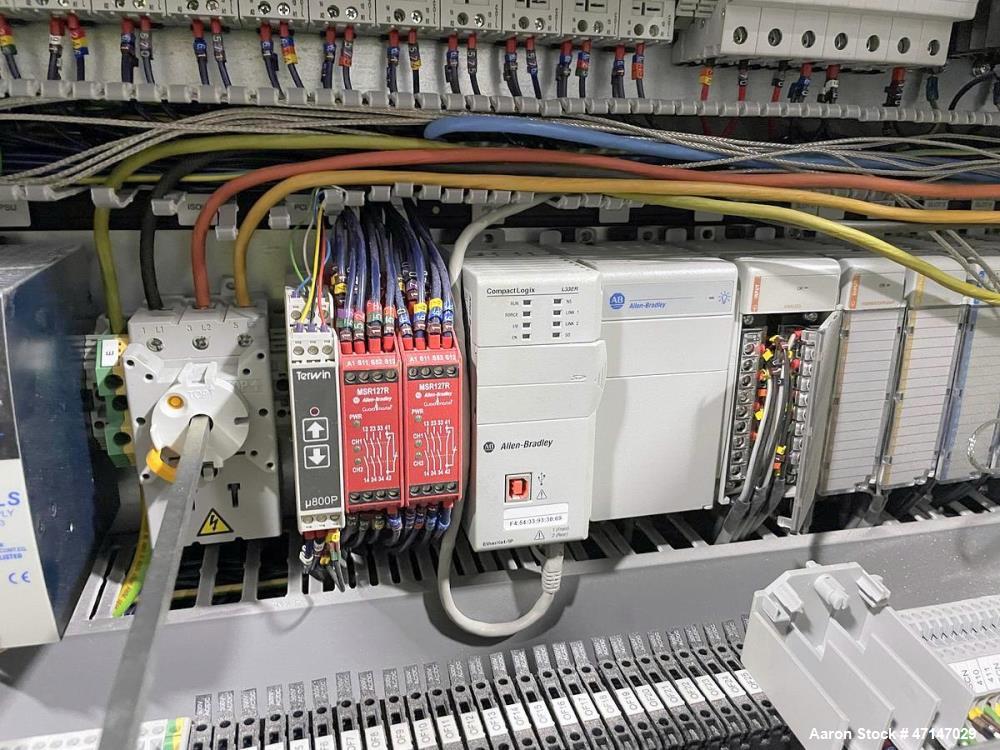 Used Baker Perkins MP24 Twin Screw Extruder with Chiller, PLC Controls & Spare Parts – Built 2015